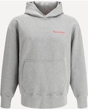KENZO Felpa Con Cappuccio - Grigio