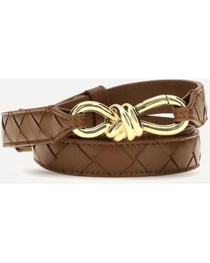Bottega Veneta Andiamo Belt - Natural