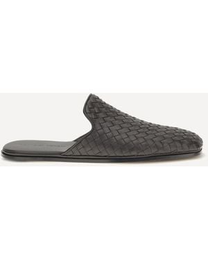 Bottega Veneta Palazzo Intrecciato Slippers - White