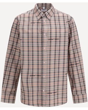 Off-White c/o Virgil Abloh Flannel Shirt - Multicolour