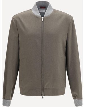 Brunello Cucinelli Cashmere Jacket - Grey