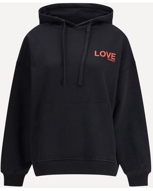 Fiorucci Kissing Angels Love Relaxed Hoodie - Blue