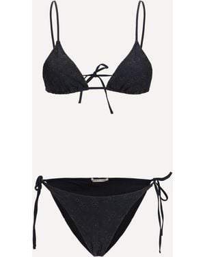 Kristina Ti Bikini With Floral Details - White