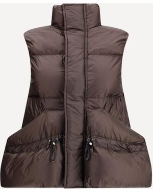 ブルッキー美品sacai Puffer Vest ブラック サイズ1 SACAI - Puffer Down Vest Sacai