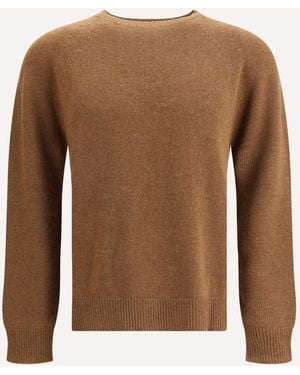 Jil Sander Maglione Seamless - Marrone