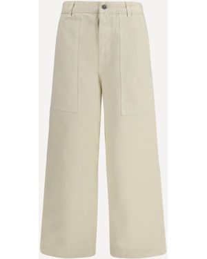 Moncler Cotton Pants - White