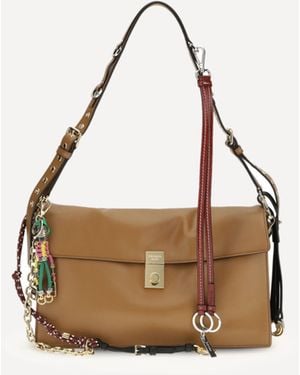 Prada Large Soft Sound Shoulder Bag - Natural