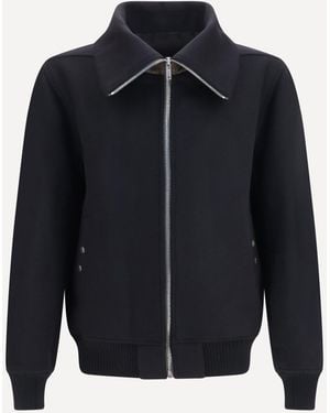Rick Owens Dracu Flight Jacket - Blue