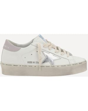 Golden Goose Hi Star Sneakers - White