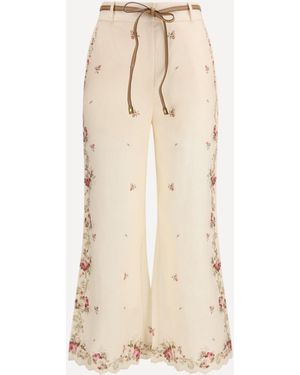 Zimmermann Patience Flare Trousers - Natural