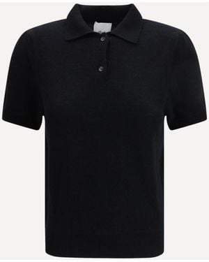 Allude Cashmere Polo - Black