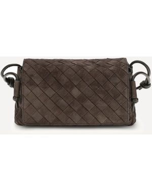 Bottega Veneta Notturno Clutch - Brown
