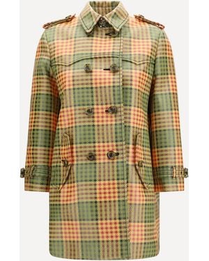 Burberry Summerside Check Trench - Metallic
