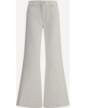 7FOR Spencer Flare Jeans - White
