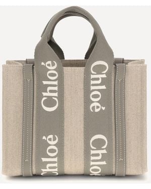 Chloé Woody Handbag - Natural