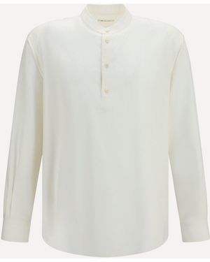 Loro Piana Elia Silk Shirt - White