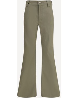 Balenciaga Flare Pants - Green
