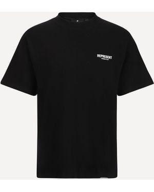 Represent Cotton T-Shirt - Black