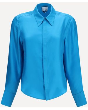 Sa Su Phi Petit Silk Shirt - Blue