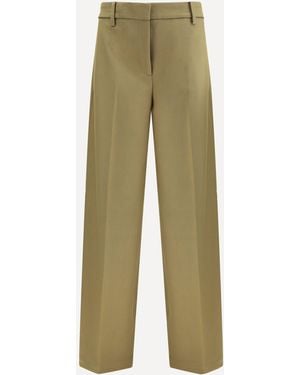 True Royal Virgin Wool Pants - Green