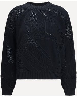 Max Mara Crewneck Jumper - Blue