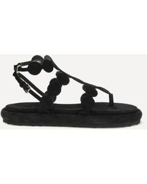 Pierre Hardy Suede Sandals - Black