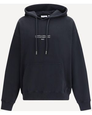 Off-White c/o Virgil Abloh Statement Skate Hoodie - Blue