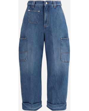 Givenchy Cocoon Cargo Jeans - Blue
