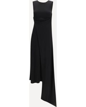 Ami Paris Long Jersey Dress - Black