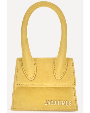 Jacquemus Le Chiquito Mini Leather Top Handle Bag - Yellow