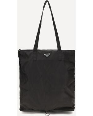 Prada Re-Nylon Tote Bag - Black