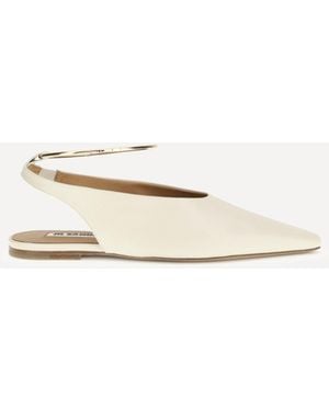 Jil Sander Ring Ballerinas - Natural