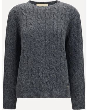 Valentino Virgin Wool Jumper - Grey