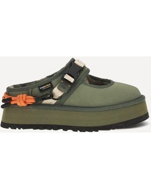 UGG Bea Wildwood Mary Jane Mules - Green