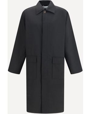 GR10K Lab Virgin Wool-Blend Coat - Blue