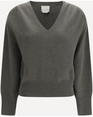 Sa Su Phi V-Neck Cashmere Jumper - Grey