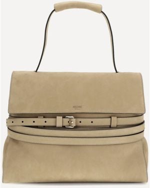 Moschino Tie Me Handbag - Natural