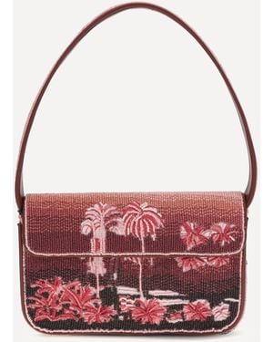 STAUD Tommy Shoulder Bag - Red