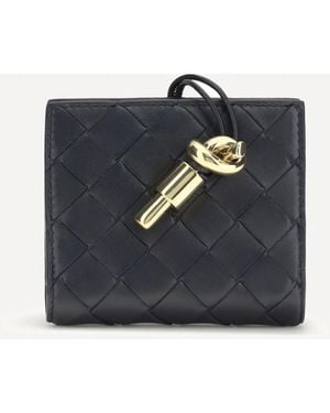 Bottega Veneta Portacarte Andiamo Con Patta - Blu