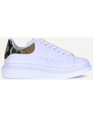 McQueen Leather Sneakers - White