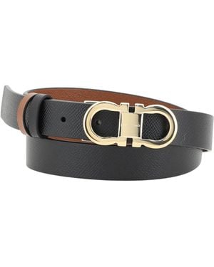 Ferragamo Reversible Belt - White