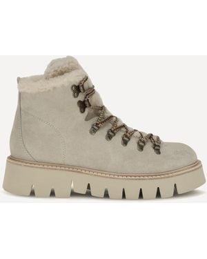 Pedro Garcia Salama Lace-Up Ankle Boots - Natural
