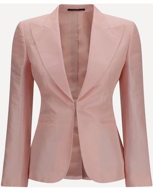 Gucci Jacket Silk Faille - Pink
