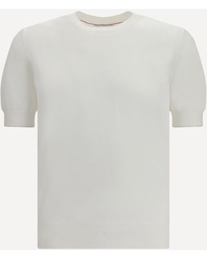 Brunello Cucinelli Cotton T-Shirt - White