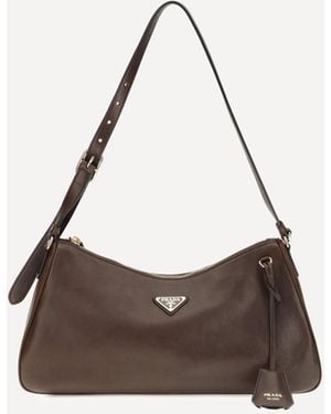 Prada Aimée Shoulder Bag - Brown