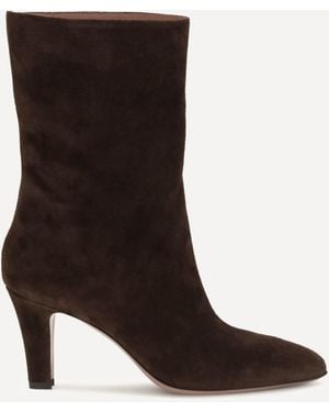 Paris Texas Elsa Suede Ankle Boots - Black