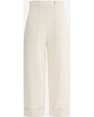 パンツ MAX MARA 'Palio' pants White Max Mara Palio Pant in White | Lyst