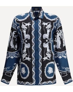 Versace Silk Shirt - Blue