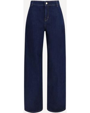 Max Mara Pantaloni Barrel - Blu