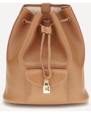 Loro Piana Zaino Extra Drawstring L27 - Marrone